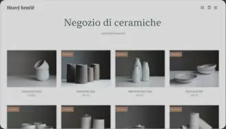 Negozio di ceramiche