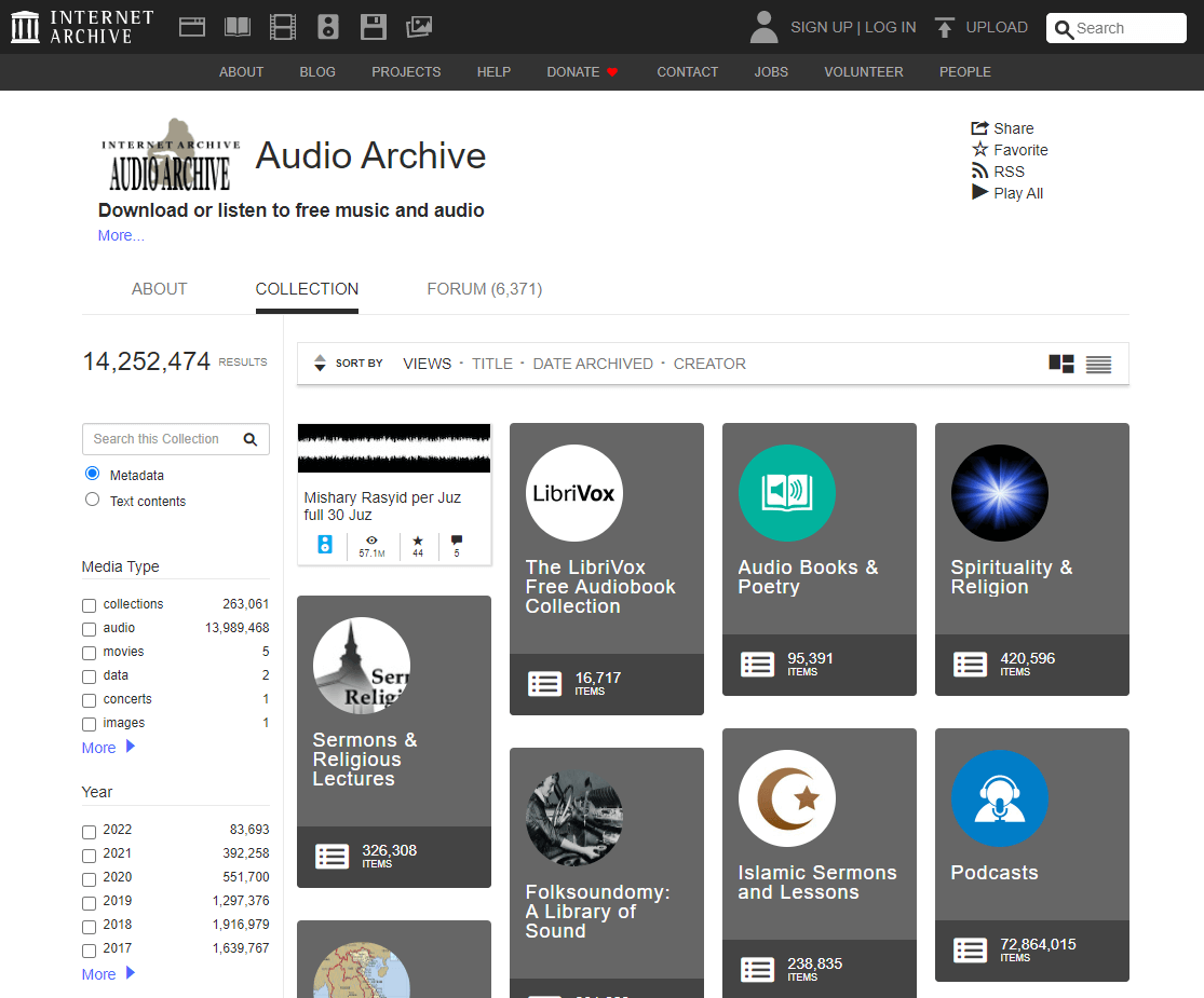 Internet Archive – オンラインのすべてのもののためのデジタル博物館
