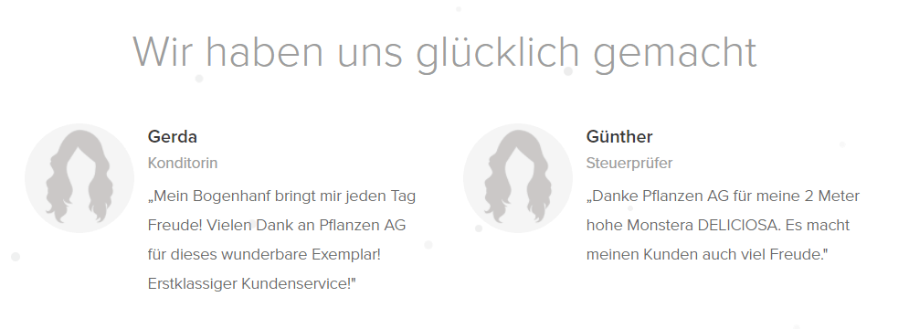 Zeigen Sie die Referenzen Ihrer Kunden