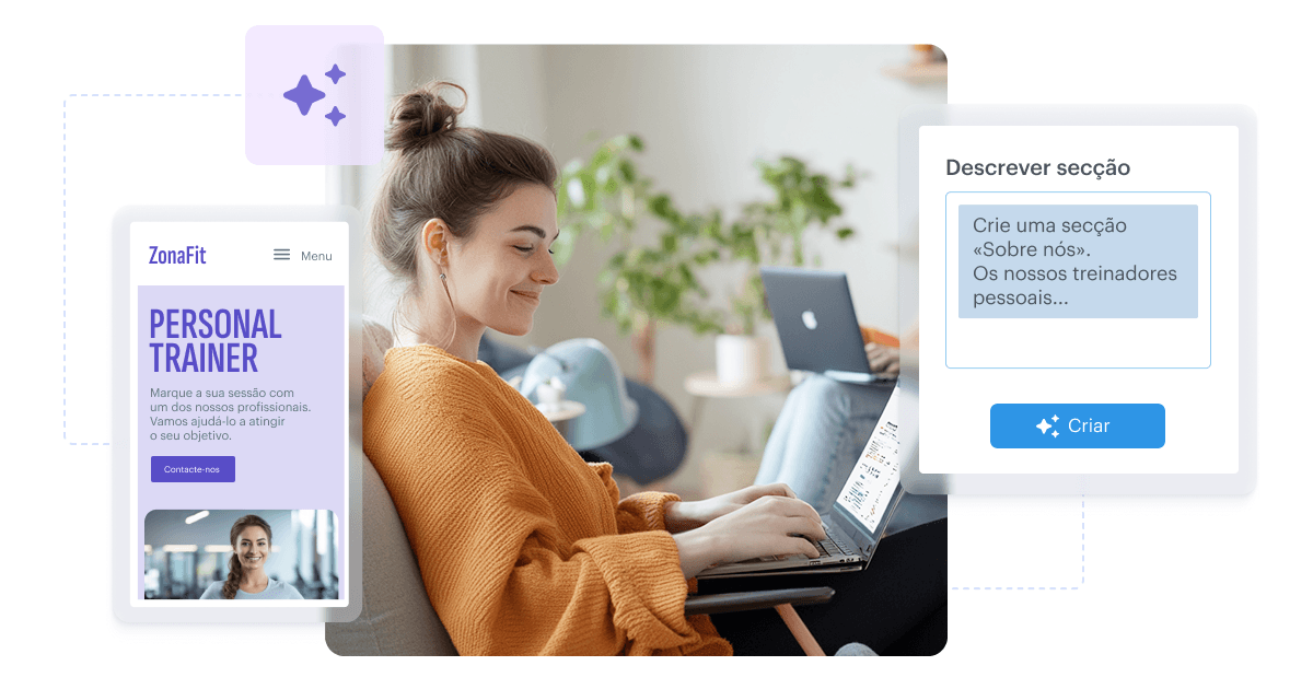 Conheça o novo cocriador de sites: o Assistente de IA da Webnode
