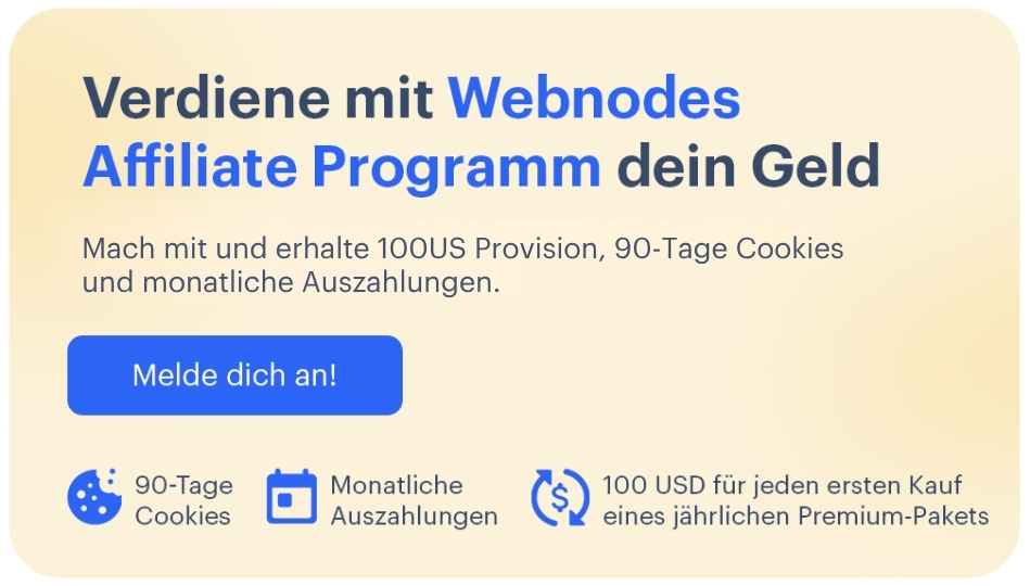 Affiliate Banner Webnode