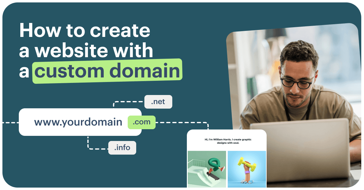 Website with a custom domain
