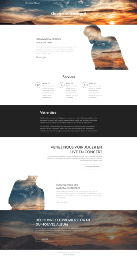 Attention aux faux pieds - la section noire du milieu