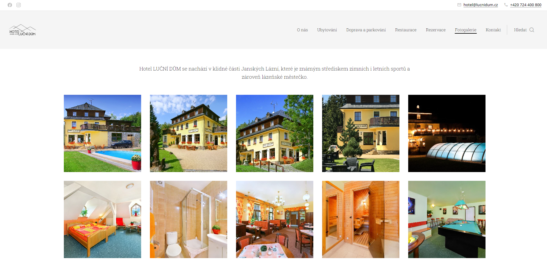 Fotogalerie hotelu Luční dům