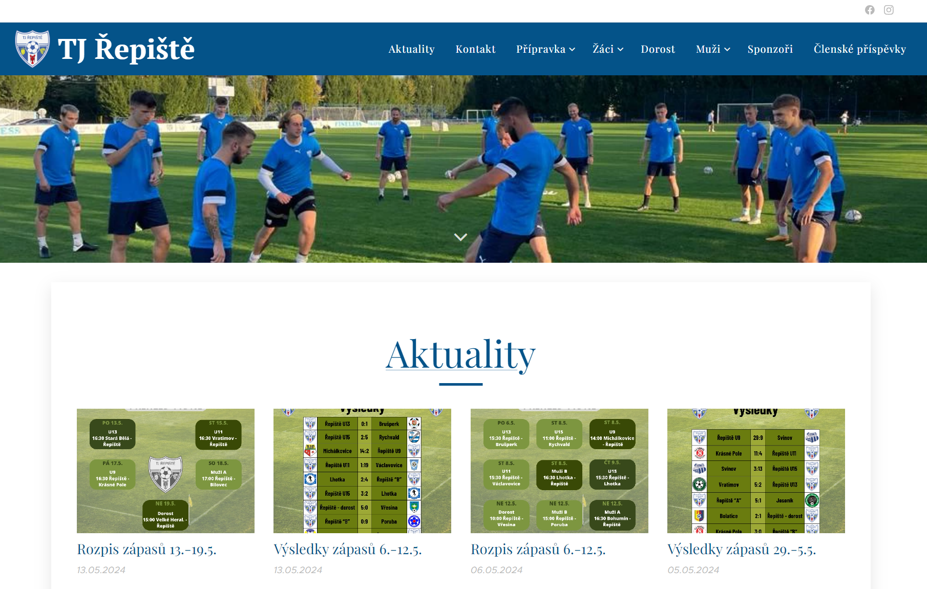 Newsblog Fußballhomepage