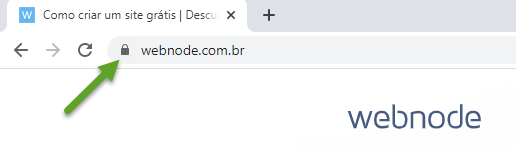 HTTPS aparecendo em cada site Webnode