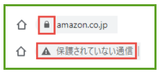 HTTPS で保護された Web サイト