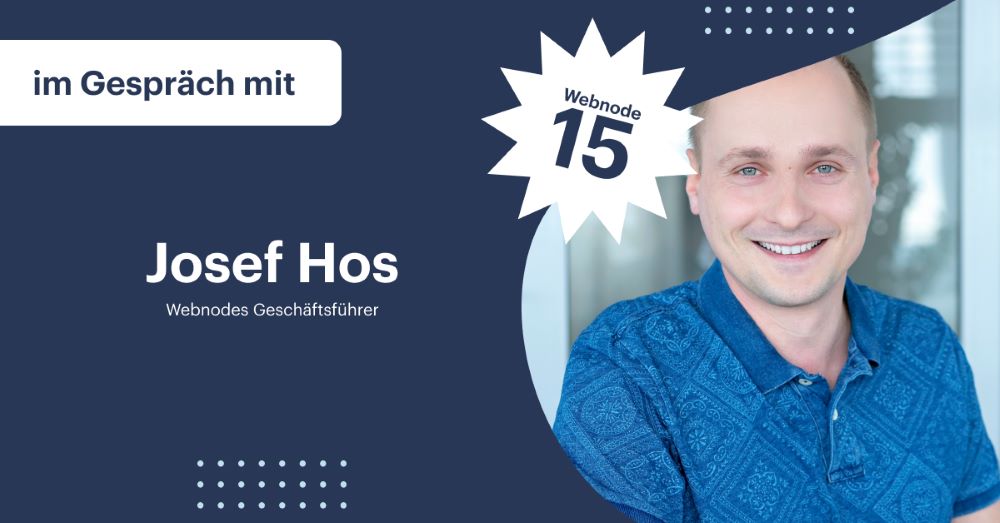 Webnodes Geschäftsführer Josef Hos