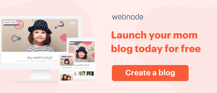 Launch your Mom Blog for Free with Webnode