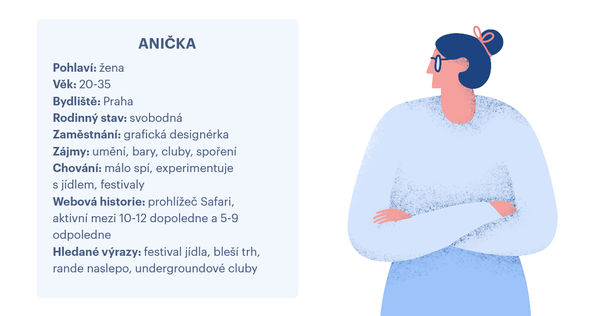 Příklad osobnosti zákazníka