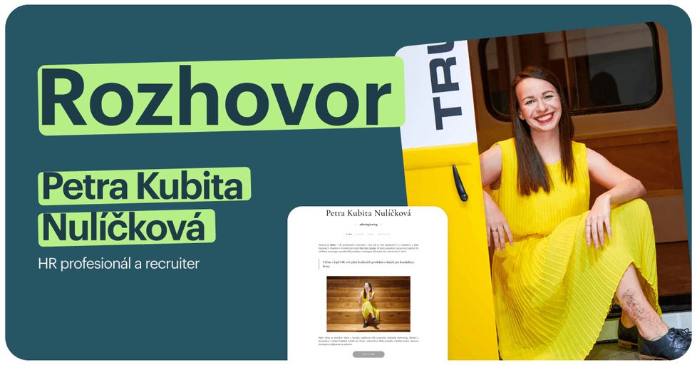Petra Kubita Nulíčková: I jednoduchý web je výborná základna pro úspěch