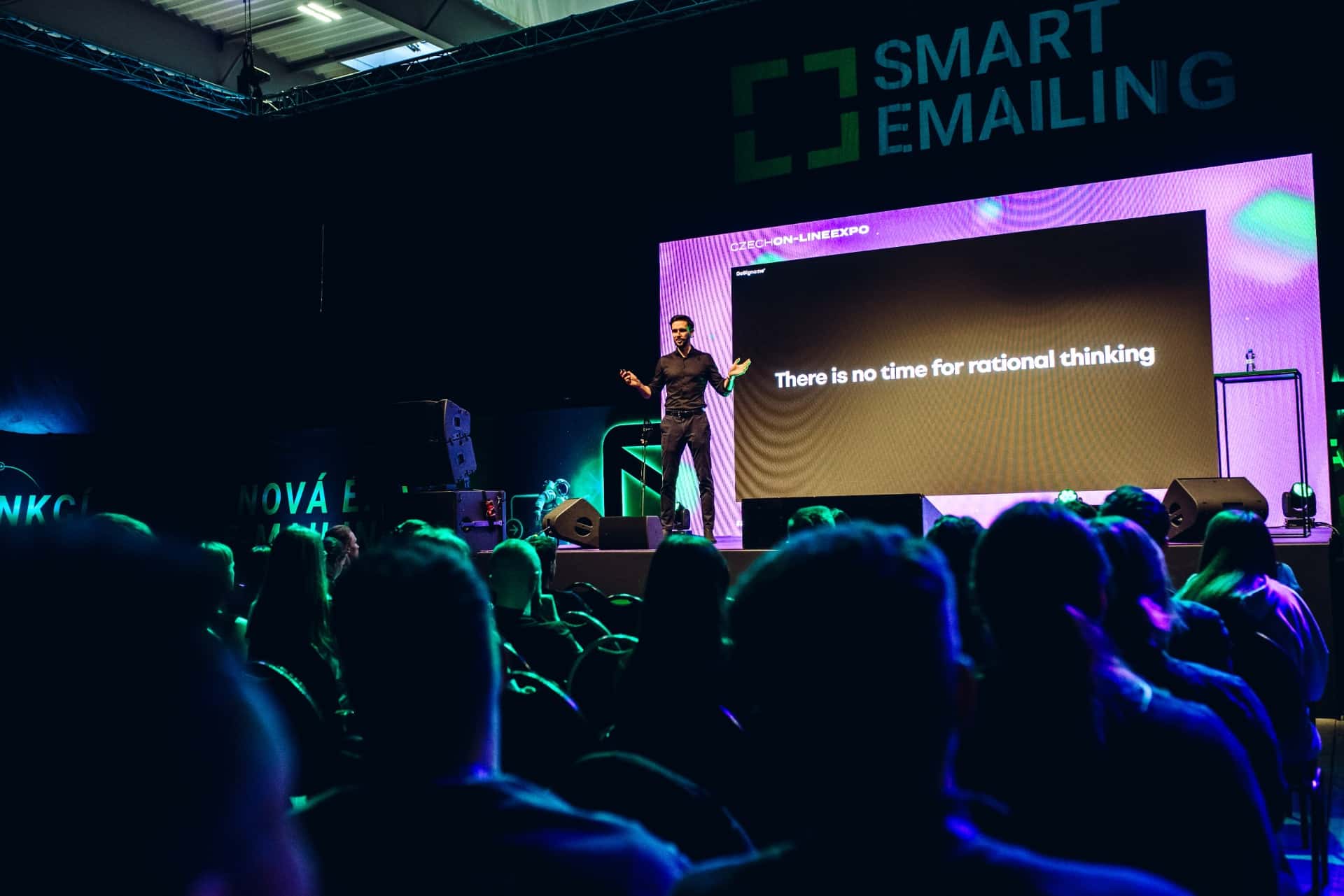Tomáš Petrek přednášející na Keynote