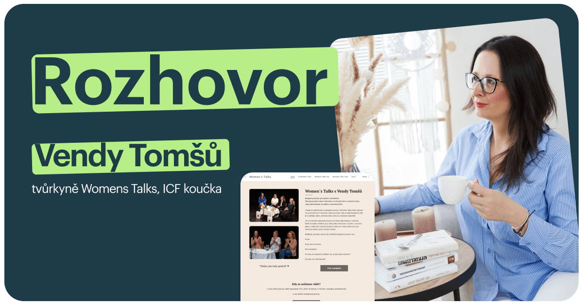 Rozhovor Vendy Tomšů z Women’s Talk