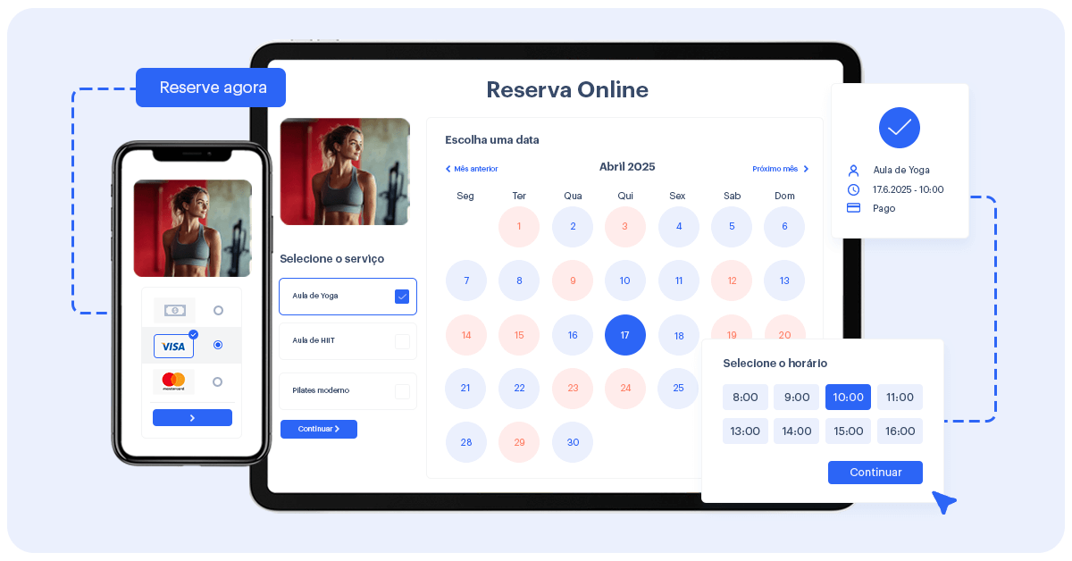 Sistema de agendamentos online