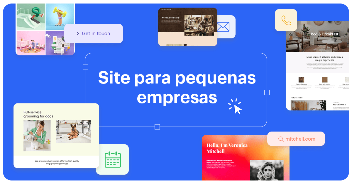 Como criar um site profissional para pequenas empresas em apenas alguns cliques