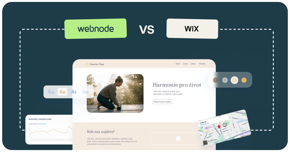 Webnode vs Wix 2026: Srovnání webových platforem