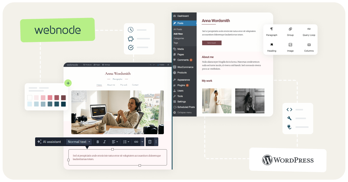 Webnode vs Wordpress 2026