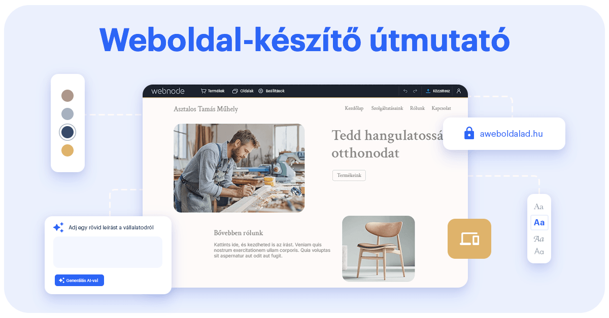 Mi az a weboldal-készítő