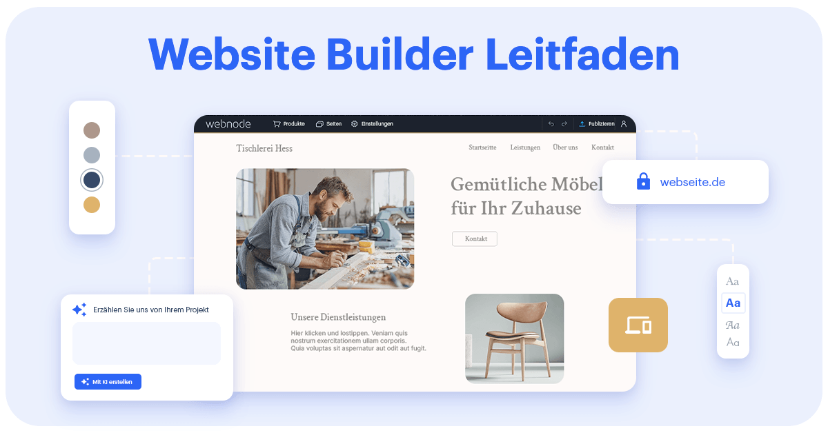 Den richtigen Website Baukasten finden