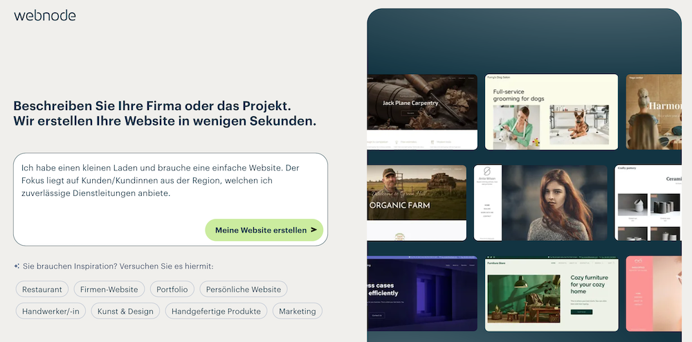 Kurze Beschreibung deiner Website
