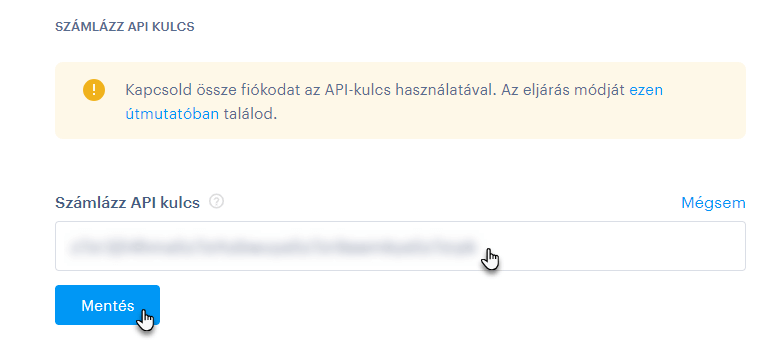 Számlázz.hu API-kulcs