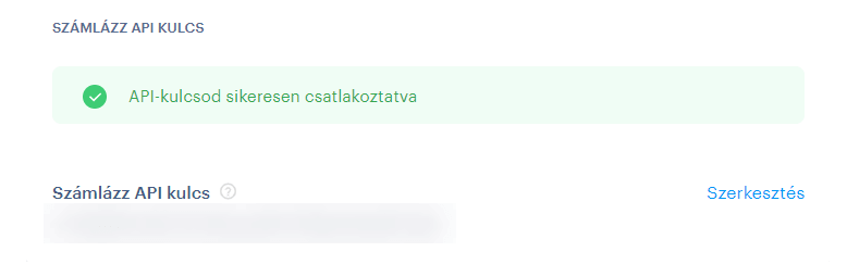 Számlázz.hu fiókbeállítások