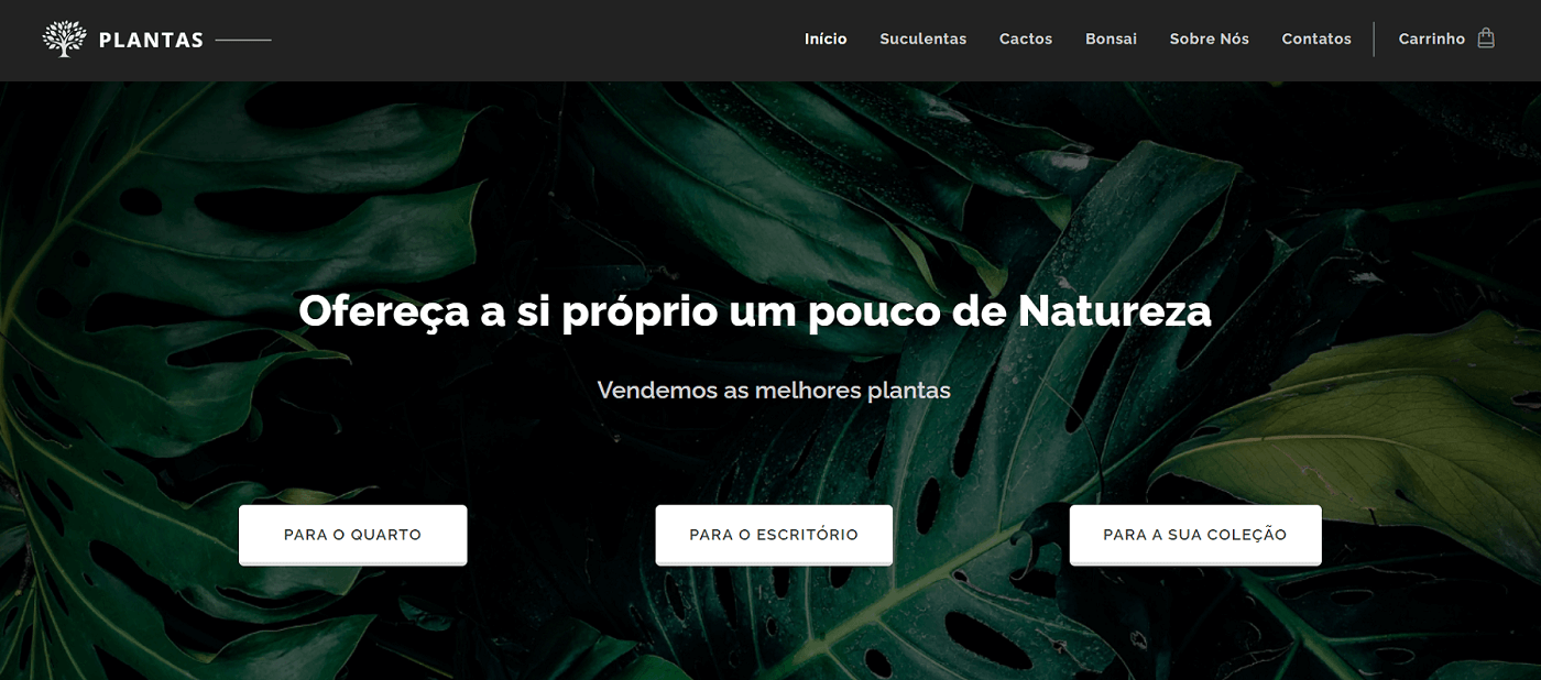 Exemplo de um botão de apelo à ação claro