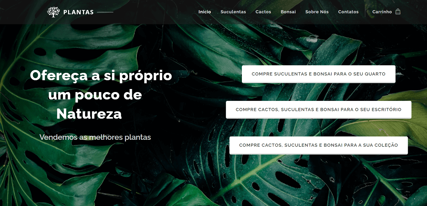 Exemplo de botões de apelo à ação pouco claros