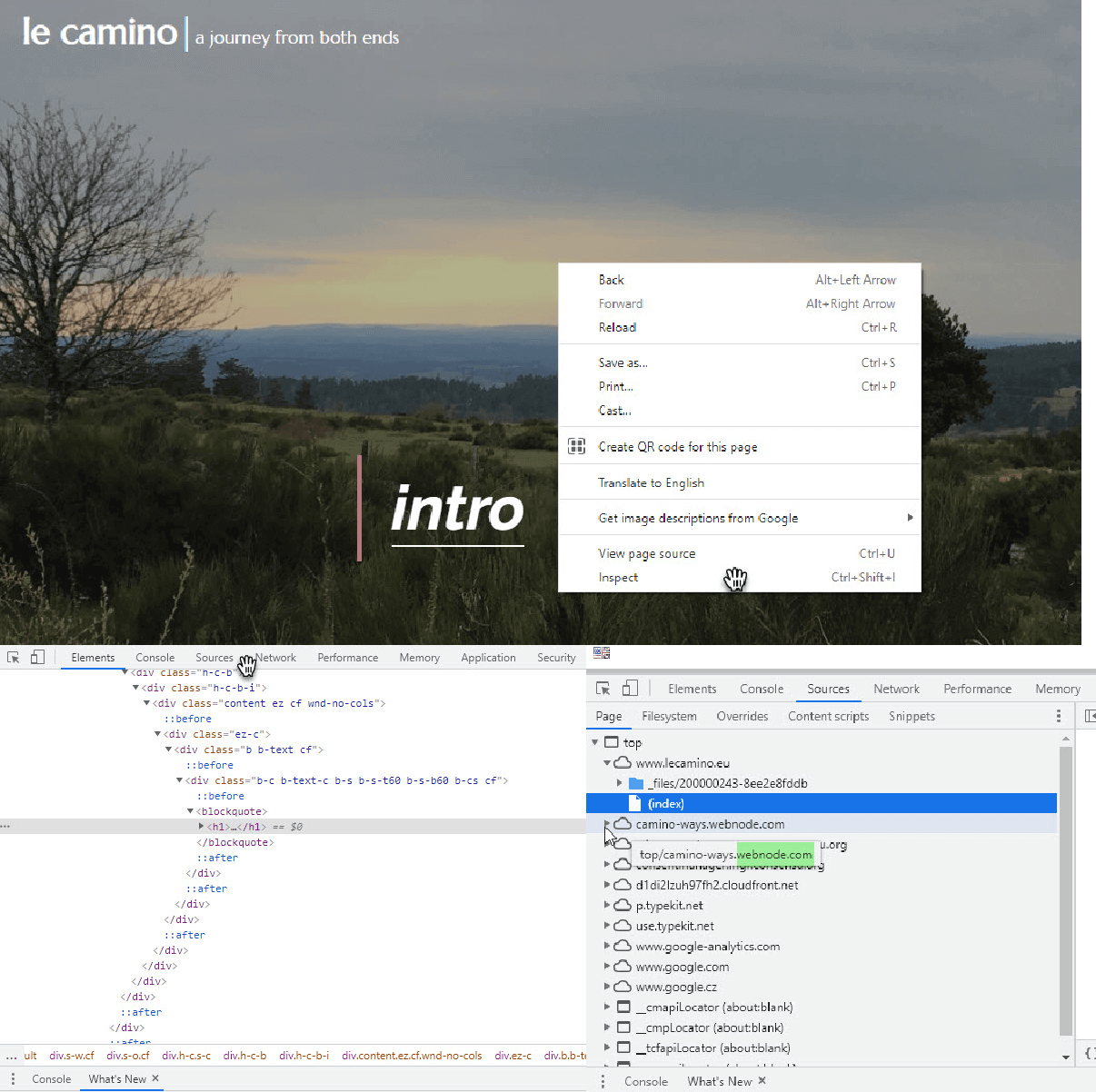 Beispiel anhand des Google Chrome Browsers