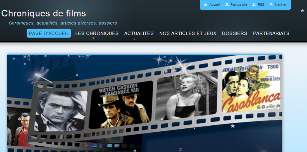 Вебсайт месяца: Chronique de Films