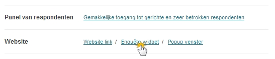 enquete widget
