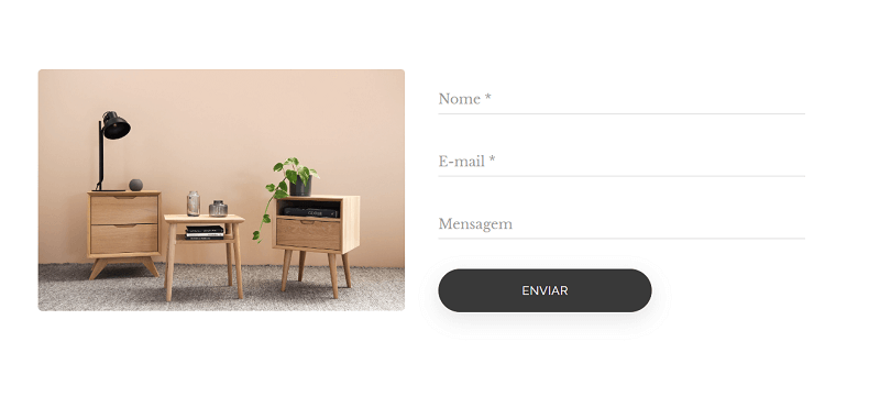 Formulário de contato simples