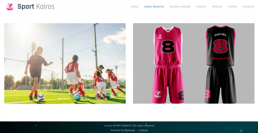 Página del club Sports Kairos Sobre Nosotros
