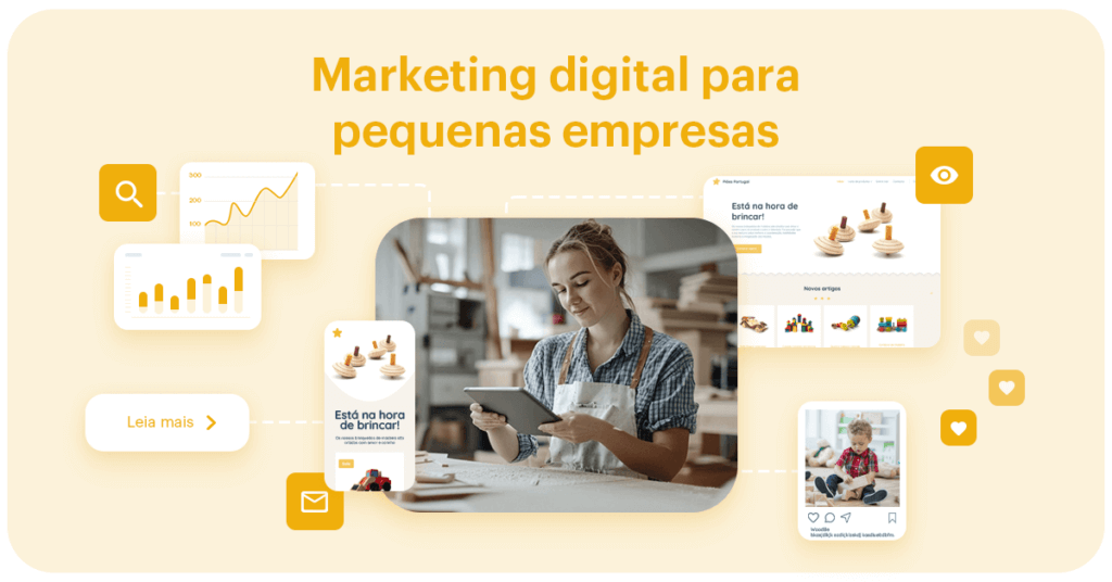 Marketing digital para pequenas empresas: Como crescer online sem perder o rumo