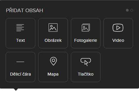 Intuitivní editor pro snadnou tvorbu webu