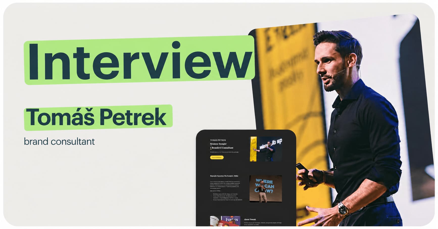 Tomáš Petrek: A Brand Is More Than a Name and Logo — It’s a Way to Grow
