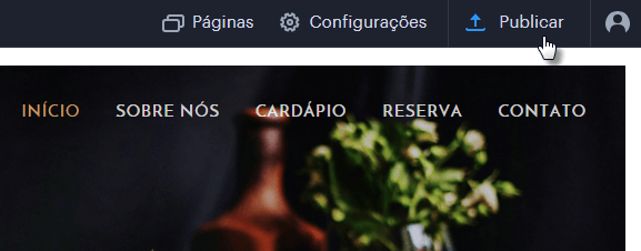 Publicando um site pronto