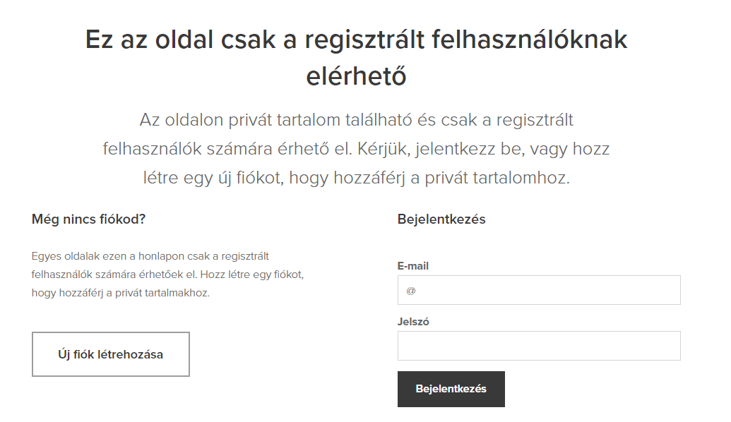 Tagsági weboldal bejelentkezés