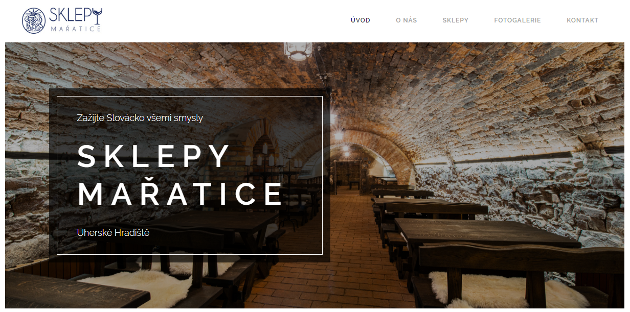 Website with great ambiance created on Webnode Marmalade Maker website template