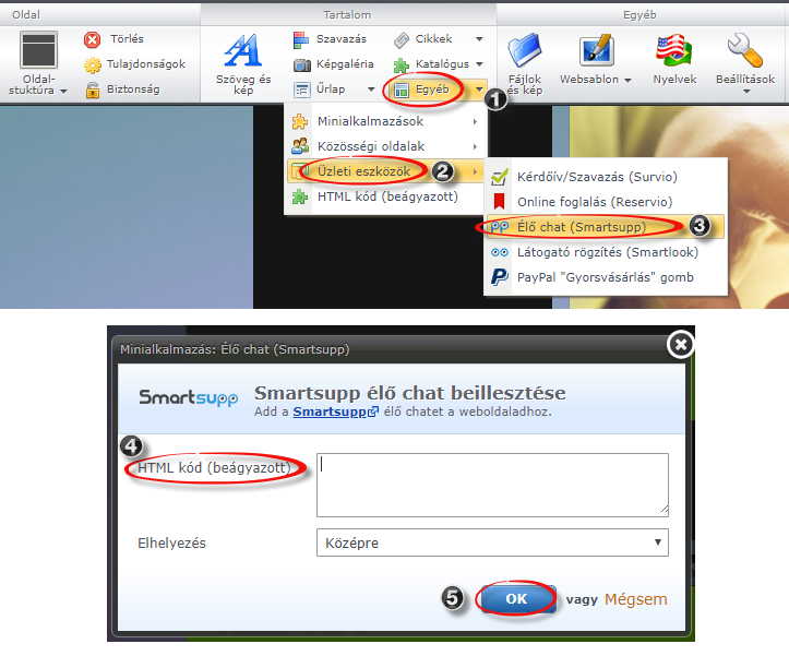 smartsupp chat webnode